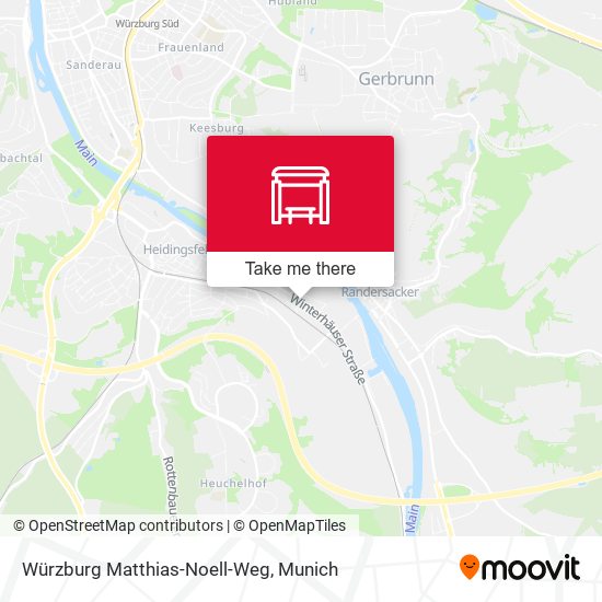 Würzburg Matthias-Noell-Weg map