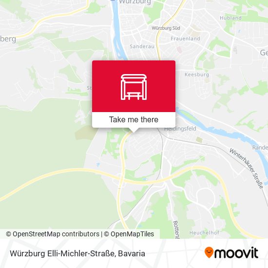 Würzburg Elli-Michler-Straße map