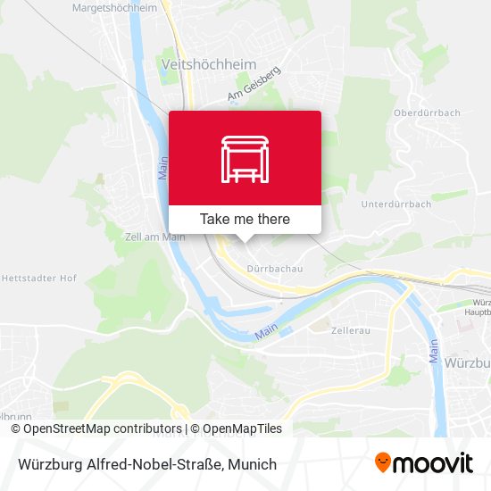 Würzburg Alfred-Nobel-Straße map