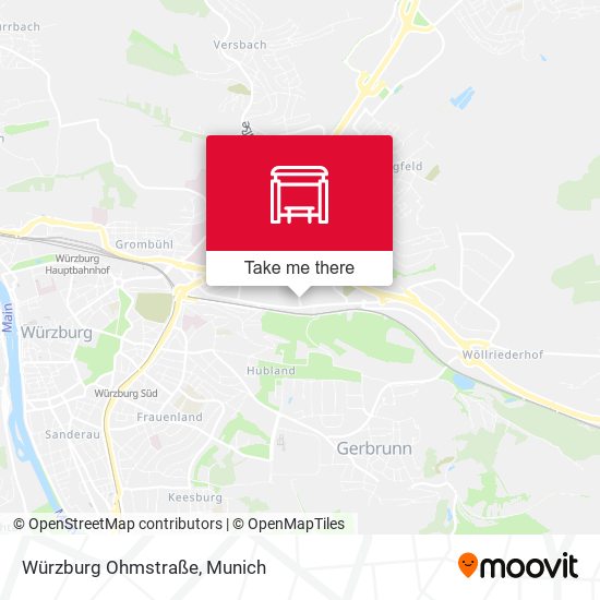 Würzburg Ohmstraße map