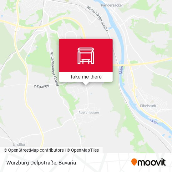 Würzburg Delpstraße map