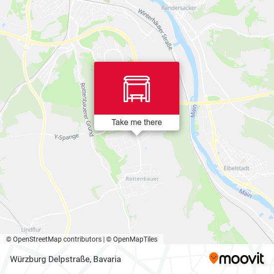 Würzburg Delpstraße map