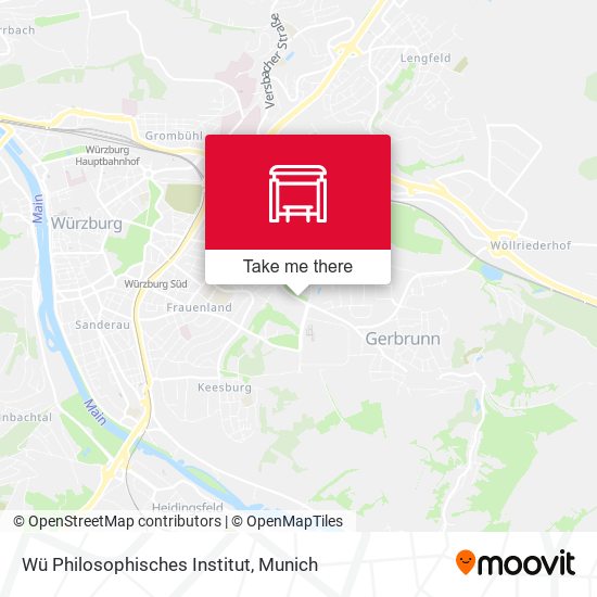 Wü Philosophisches Institut map