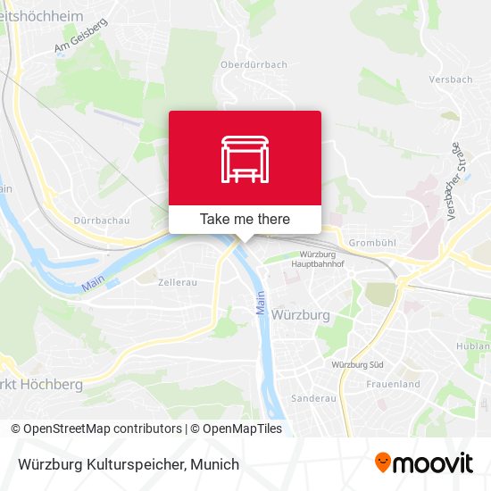Würzburg Kulturspeicher map