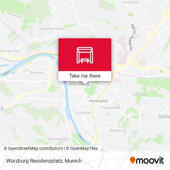 Würzburg Residenzplatz map