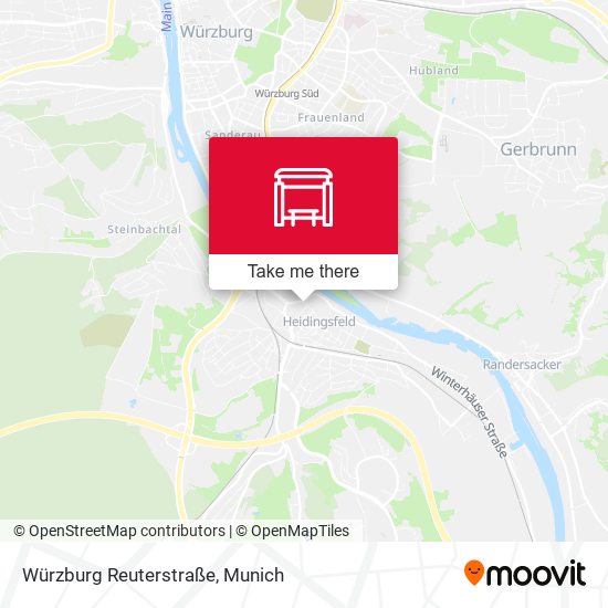 Würzburg Reuterstraße map