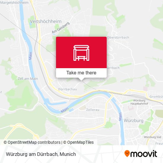 Würzburg am Dürrbach map