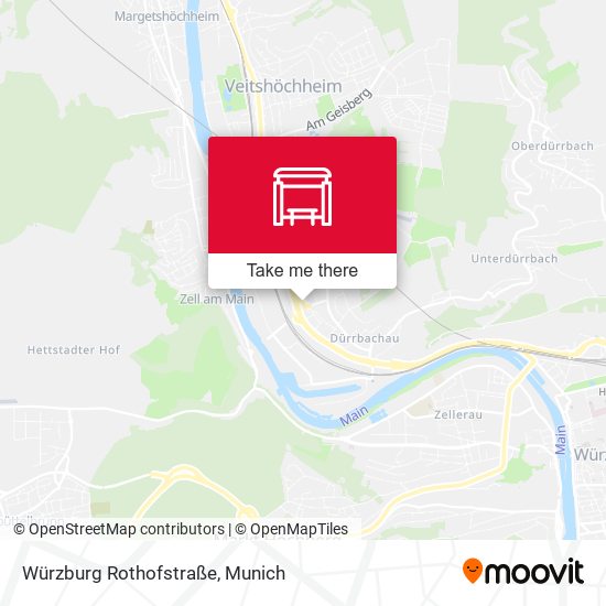 Würzburg Rothofstraße map