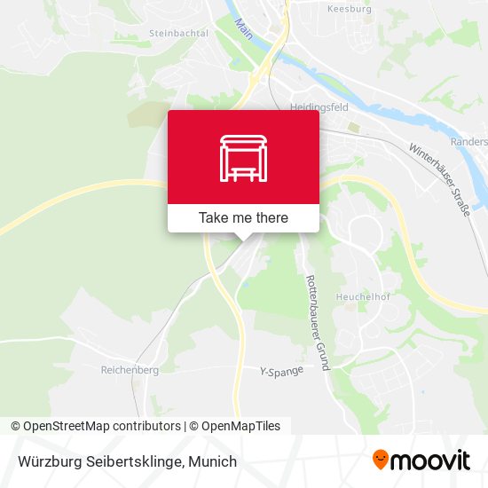 Würzburg Seibertsklinge map