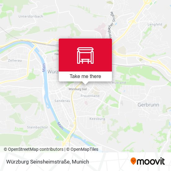 Würzburg Seinsheimstraße map