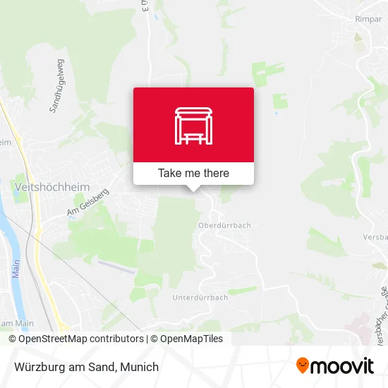 Карта Würzburg am Sand