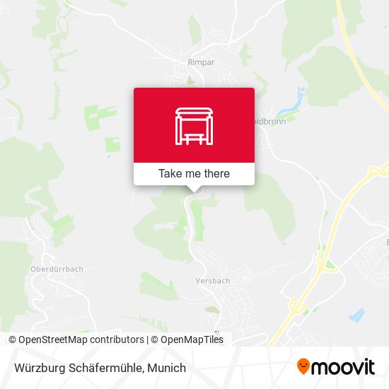 Würzburg Schäfermühle map