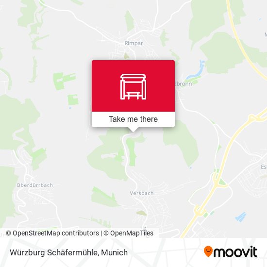 Würzburg Schäfermühle map