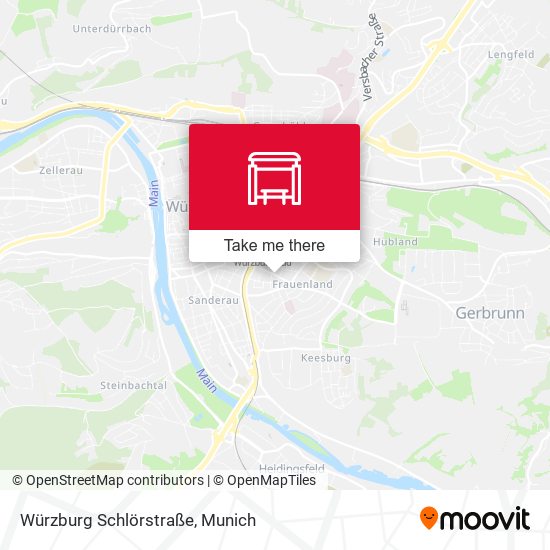 Würzburg Schlörstraße map