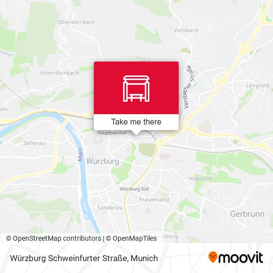 Würzburg Schweinfurter Straße map