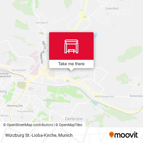 Würzburg St.-Lioba-Kirche map