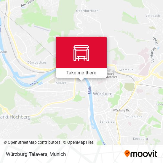 Würzburg Talavera map