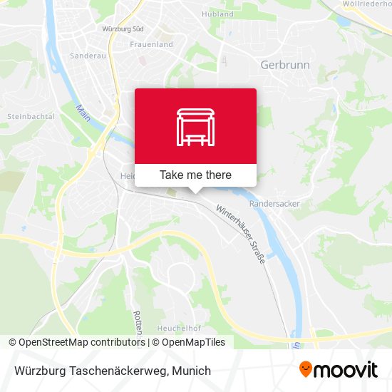 Würzburg Taschenäckerweg map