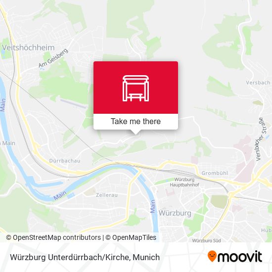 Würzburg Unterdürrbach/Kirche map