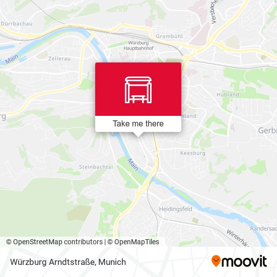 Würzburg Arndtstraße map