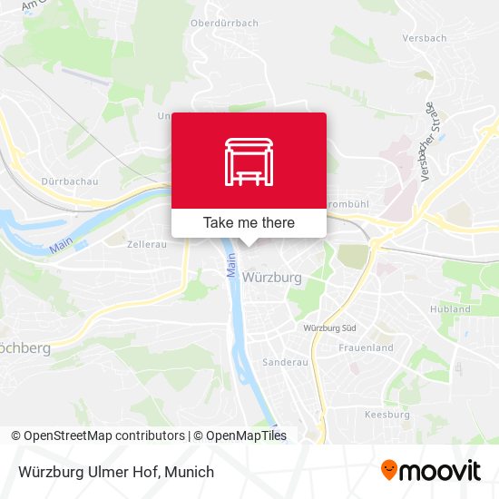 Würzburg Ulmer Hof map