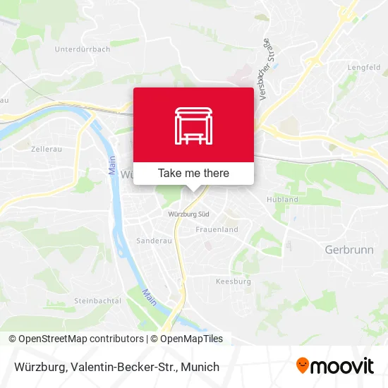 Карта Würzburg, Valentin-Becker-Str.