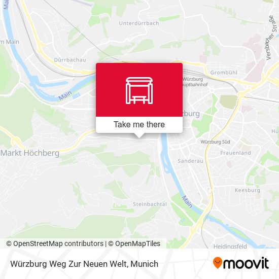 Würzburg Weg Zur Neuen Welt map
