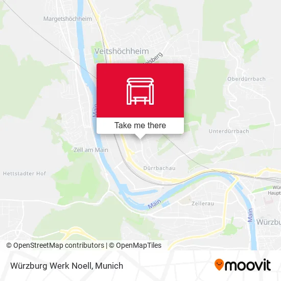 Карта Würzburg Werk Noell