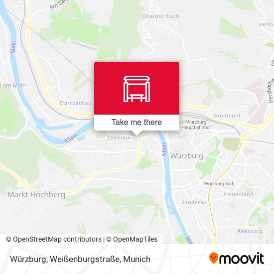 Würzburg, Weißenburgstraße map