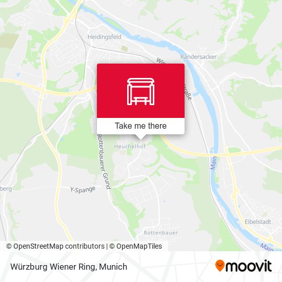 Würzburg Wiener Ring map