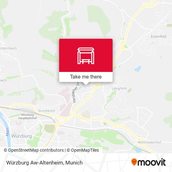 Würzburg Aw-Altenheim map