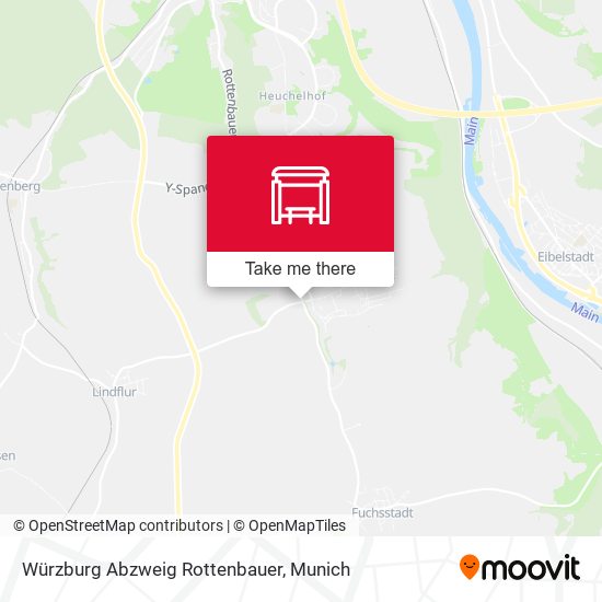 Карта Würzburg Abzweig Rottenbauer