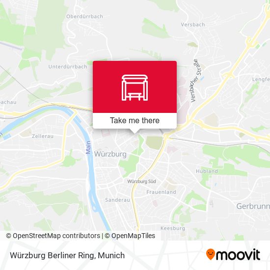 Würzburg Berliner Ring map
