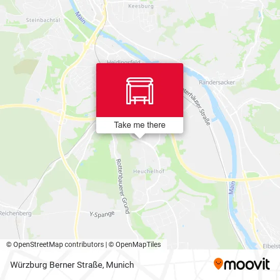 Карта Würzburg Berner Straße