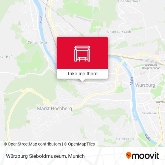 Würzburg Sieboldmuseum map