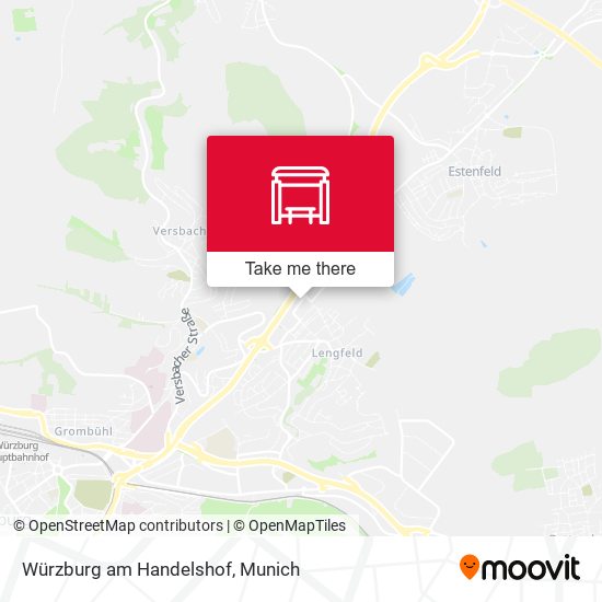 Карта Würzburg  am Handelshof