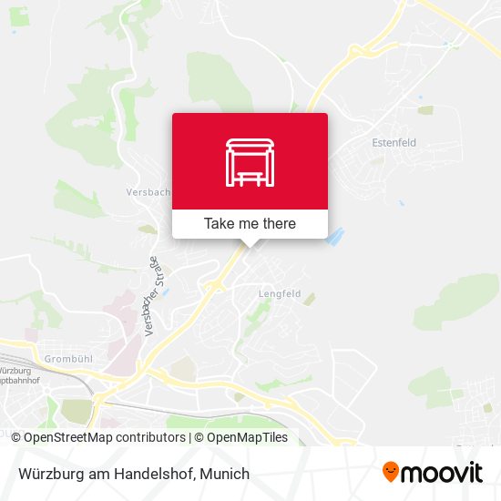 Карта Würzburg  am Handelshof