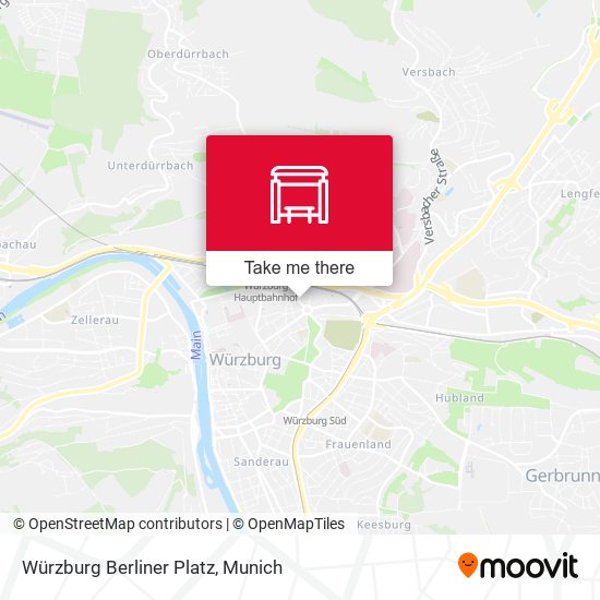Würzburg Berliner Platz map