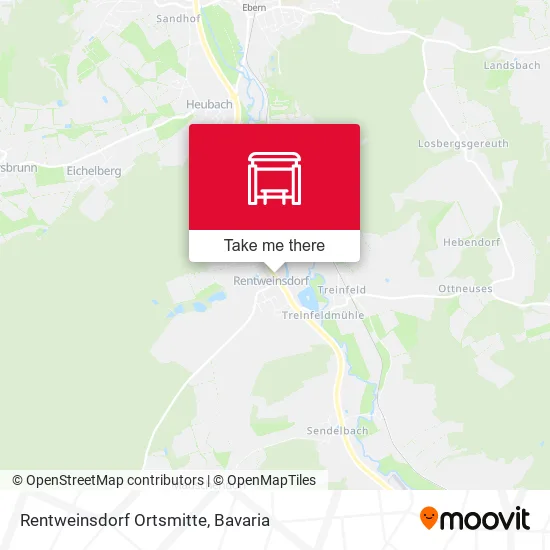 Карта Rentweinsdorf Ortsmitte