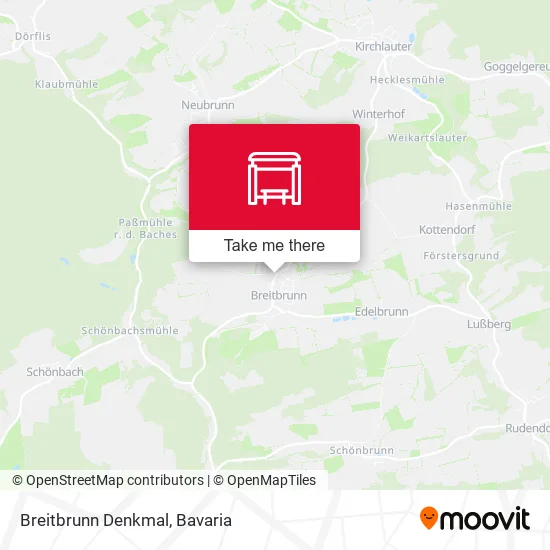 Карта Breitbrunn Denkmal