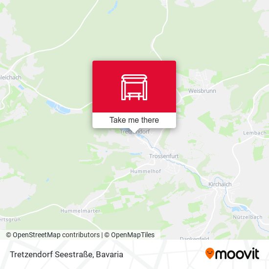 Tretzendorf Seestraße map