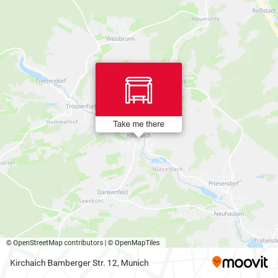 Карта Kirchaich Bamberger Str. 12