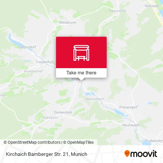 Карта Kirchaich Bamberger Str. 21