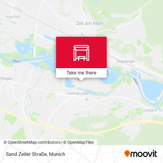 Карта Sand Zeiler Straße
