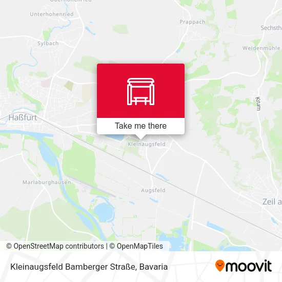 Карта Kleinaugsfeld Bamberger Straße