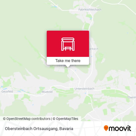 Obersteinbach Ortsausgang map