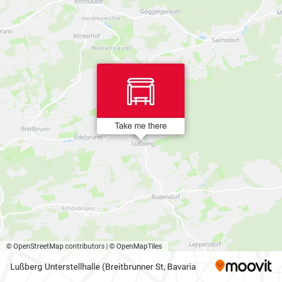 Карта Lußberg Unterstellhalle