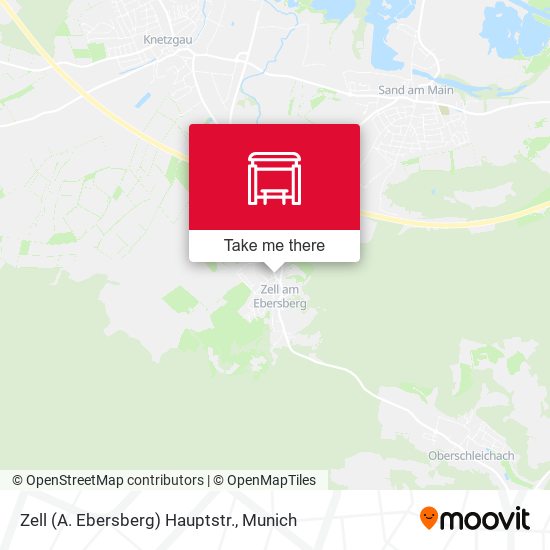 Zell (A. Ebersberg) Hauptstr. map