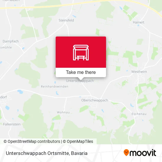 Карта Unterschwappach Ortsmitte