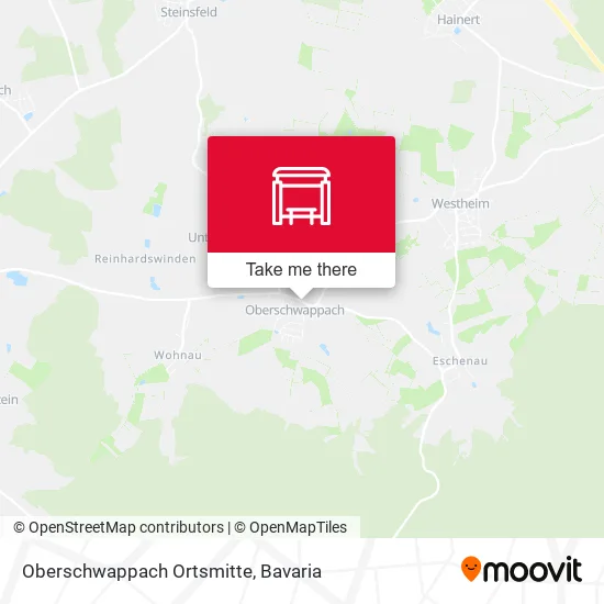 Карта Oberschwappach Ortsmitte